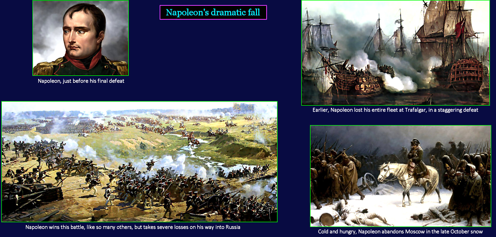 Napoleon's Russia disaster, 1800s 